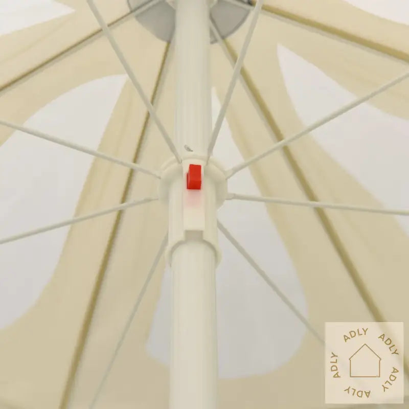 Strandparasoll Sandgul 240 Cm