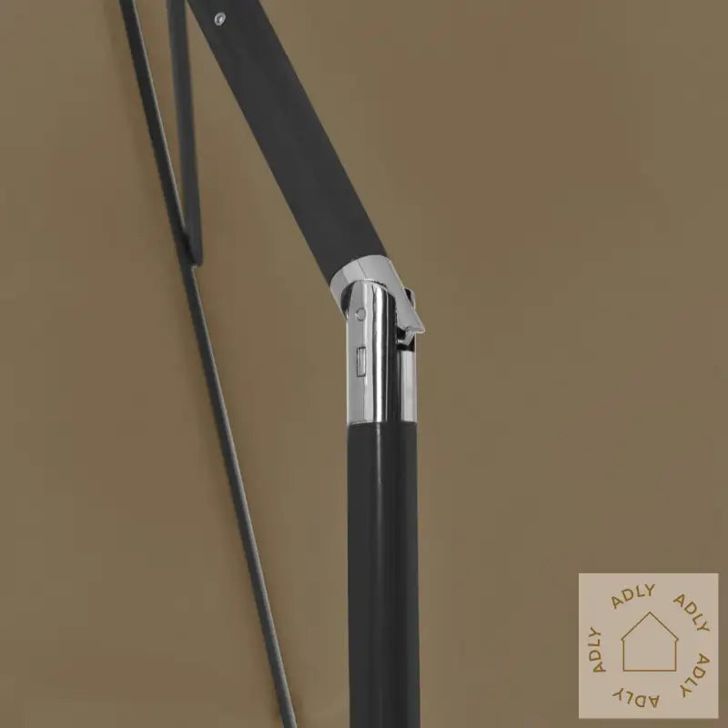 Strandparasoll Gråbrun 180X120 Cm