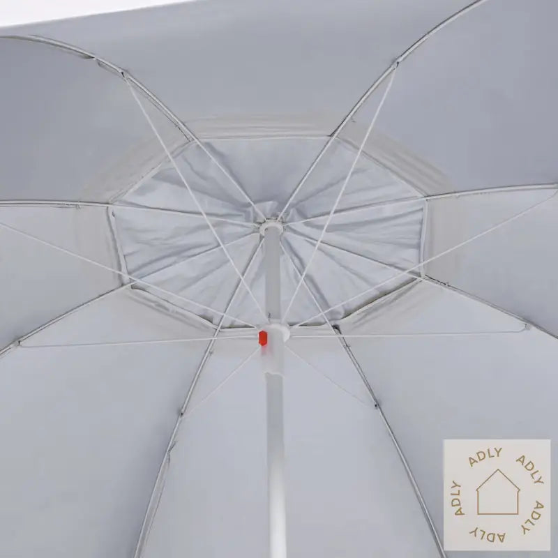 Strandparasoll Med Sidevegger Sand 215 Cm