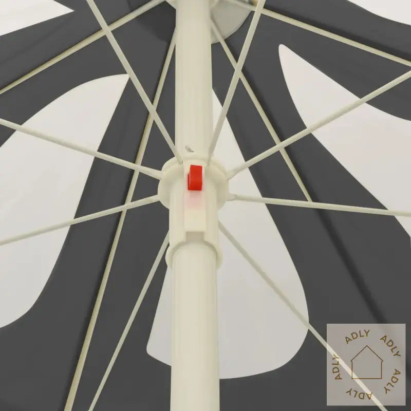 Strandparasoll Antrasitt 240 Cm