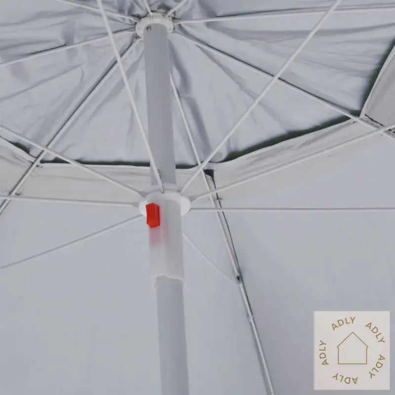 Strandparasoll Med Sidevegger Grønn 215 Cm