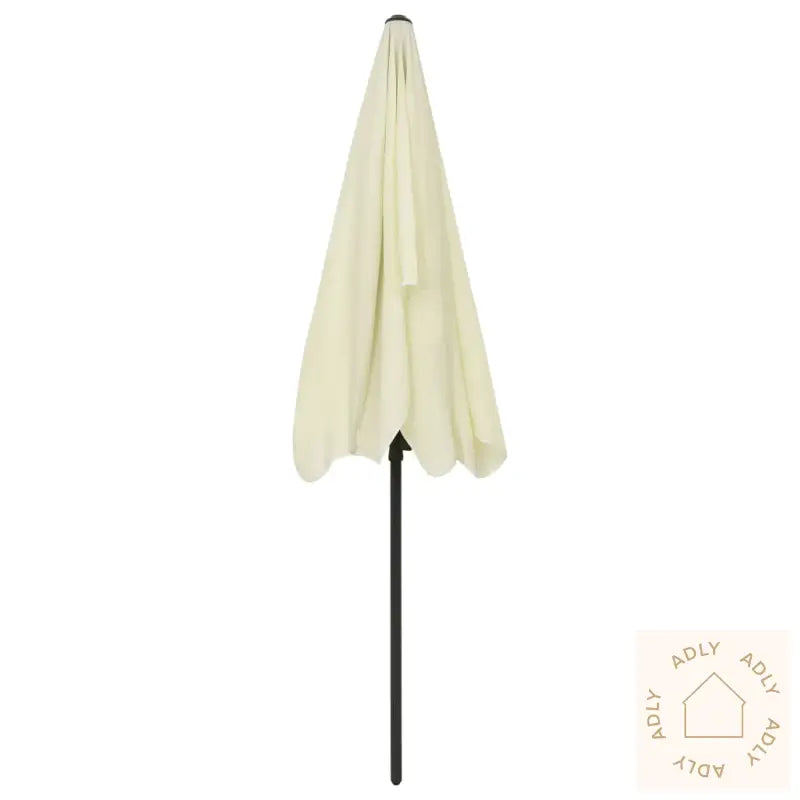 Strandparasoll Sandgul 200X125 Cm