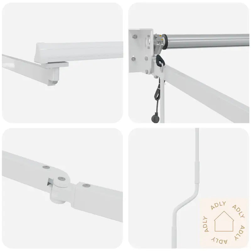 Automatisk Uttrekkbar Markise Gul Og Oransje 350X250 Cm