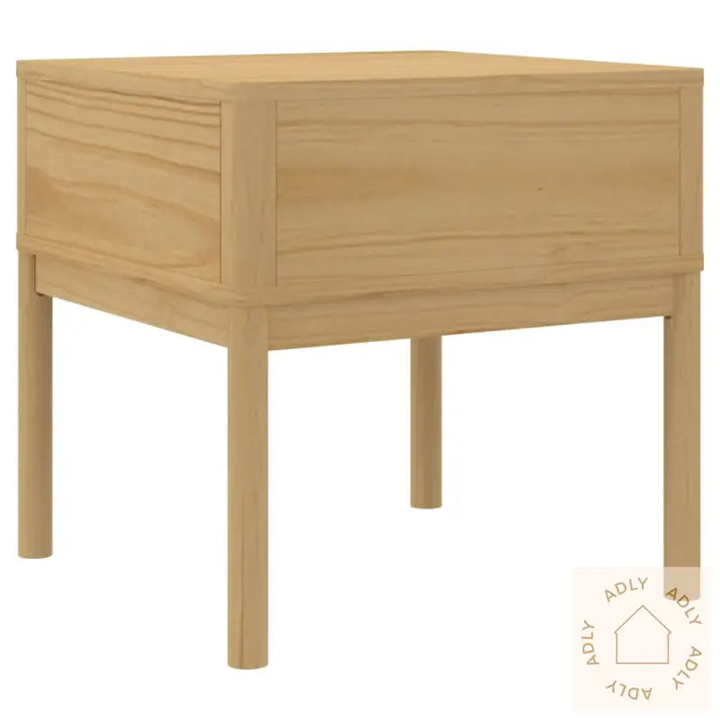 Lampebord Floro Voksbrun 55X55X54 Cm Heltre Furu