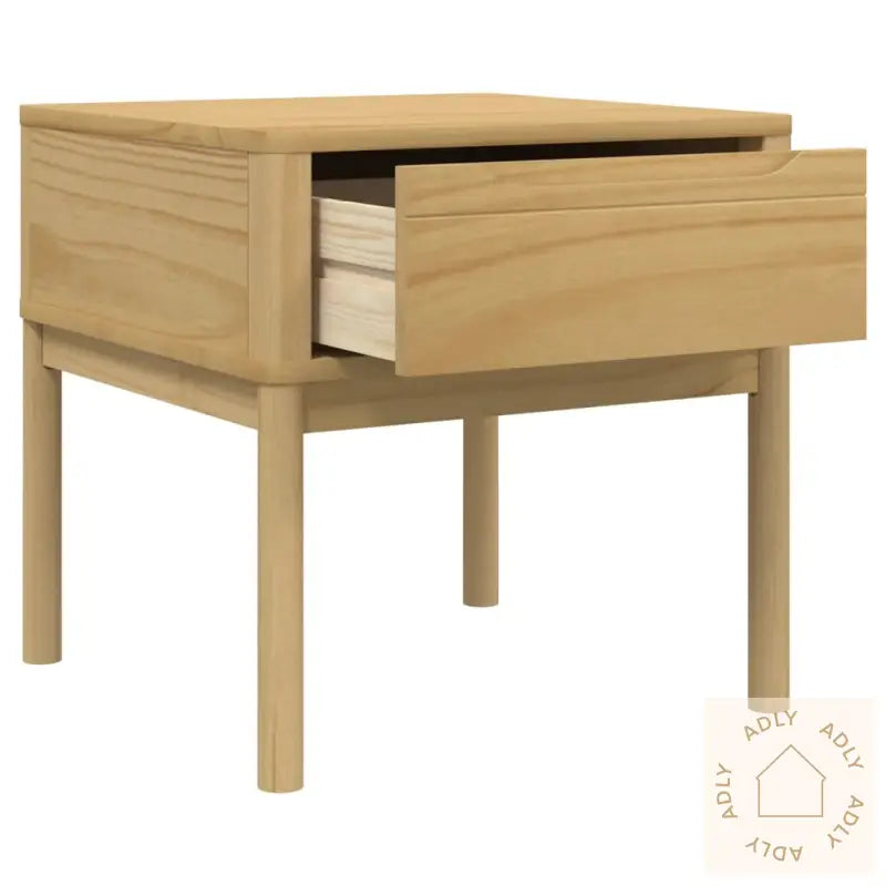 Lampebord Floro Voksbrun 55X55X54 Cm Heltre Furu