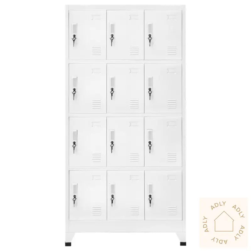 Garderobeskap Med 12 Rom 90X45X180 Cm