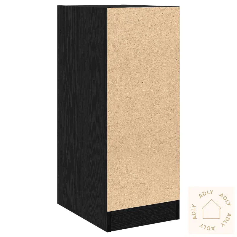 Apotekerhylle Svart Eik 30X41X77,5 Cm Konstruert Tre