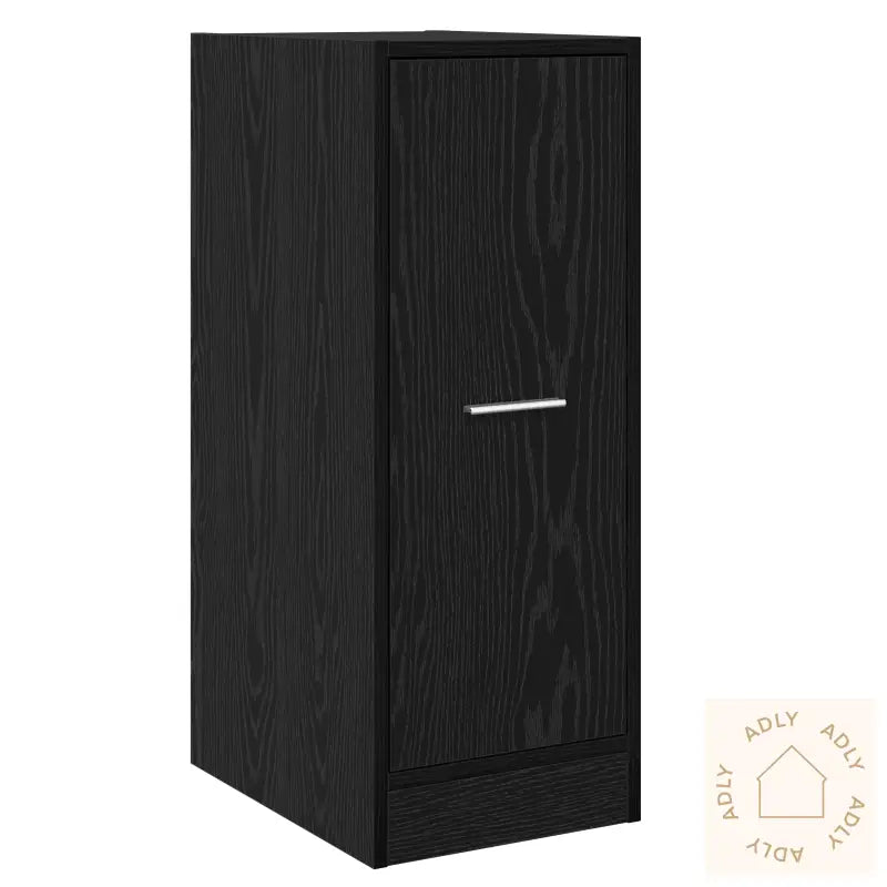 Apotekerhylle Svart Eik 30X41X77,5 Cm Konstruert Tre