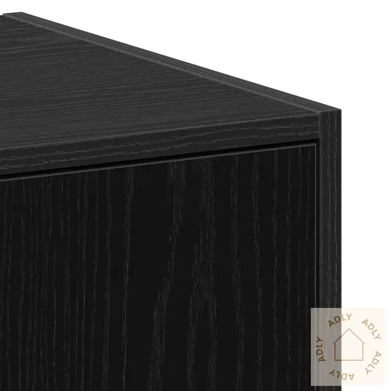 Apotekerhylle Svart Eik 30X41X77,5 Cm Konstruert Tre