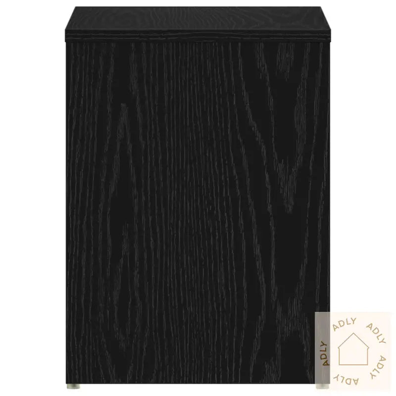 Nattbord 2 Stk Svart Eik 40X30X40 Cm Laget Av Tre
