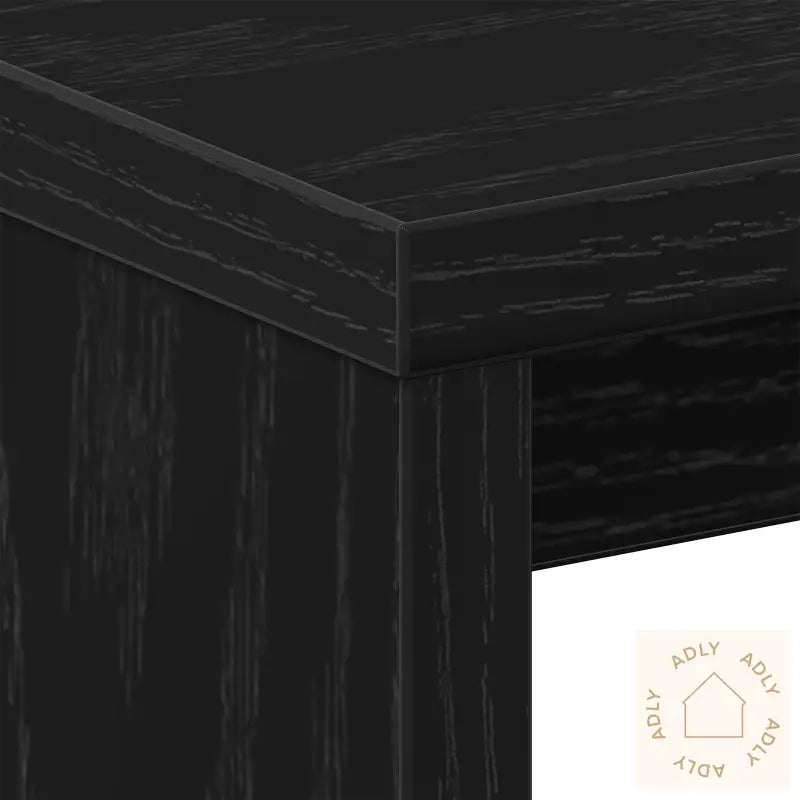 Nattbord 2 Stk Svart Eik 40X30X40 Cm Laget Av Tre