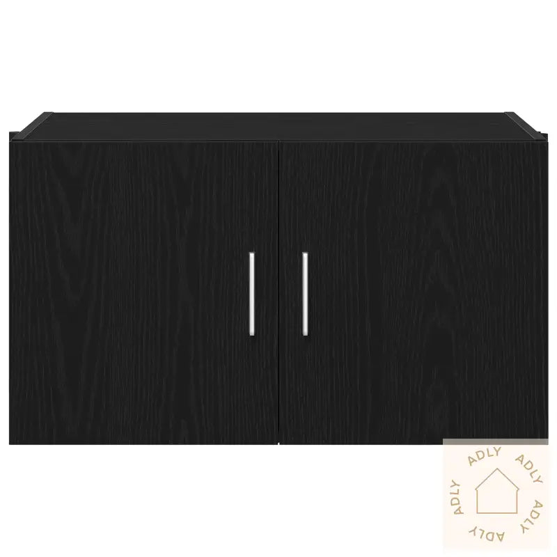 Veggskap Svart Eik 70X42,5X40 Cm Konstruert Tre