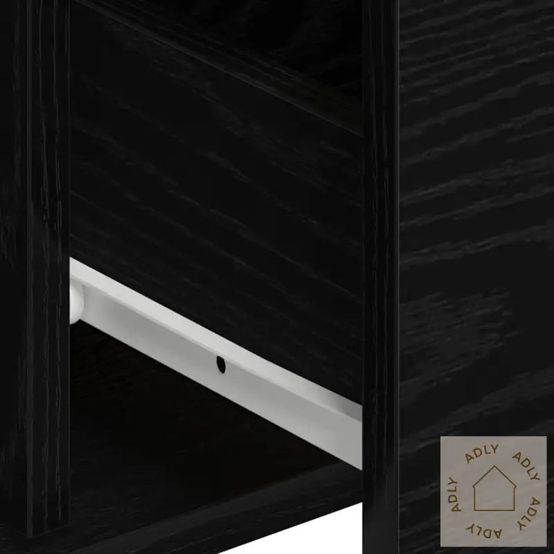 Sideboards 2 Pk Svart Eik 60X31X84 Cm Ingeniørtre