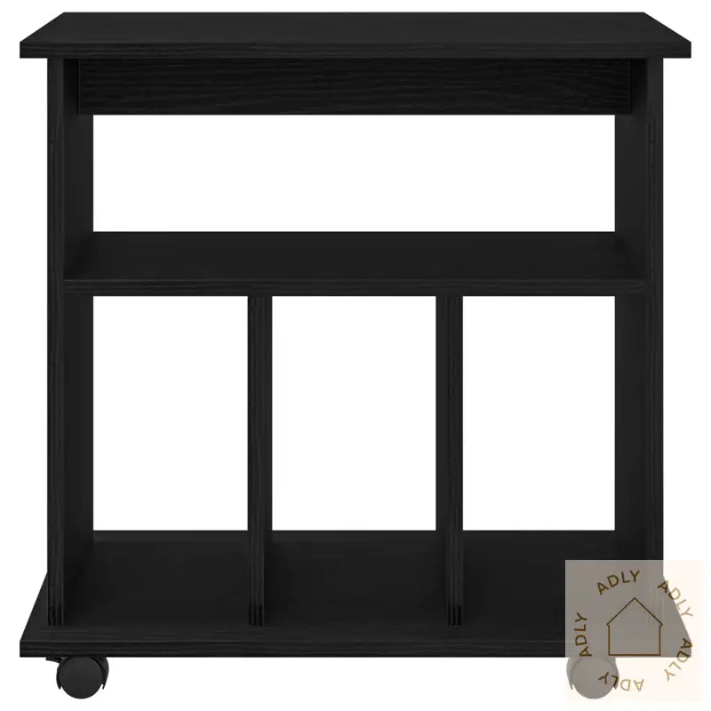 Rullekapell Svart Eik 60X45X55 Cm Konstruert Tre