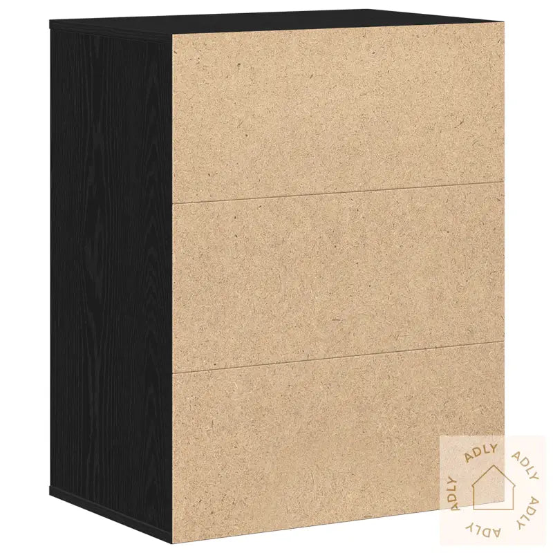 Kommode Svart Eik 60X41X76 Cm Konstruert Tre