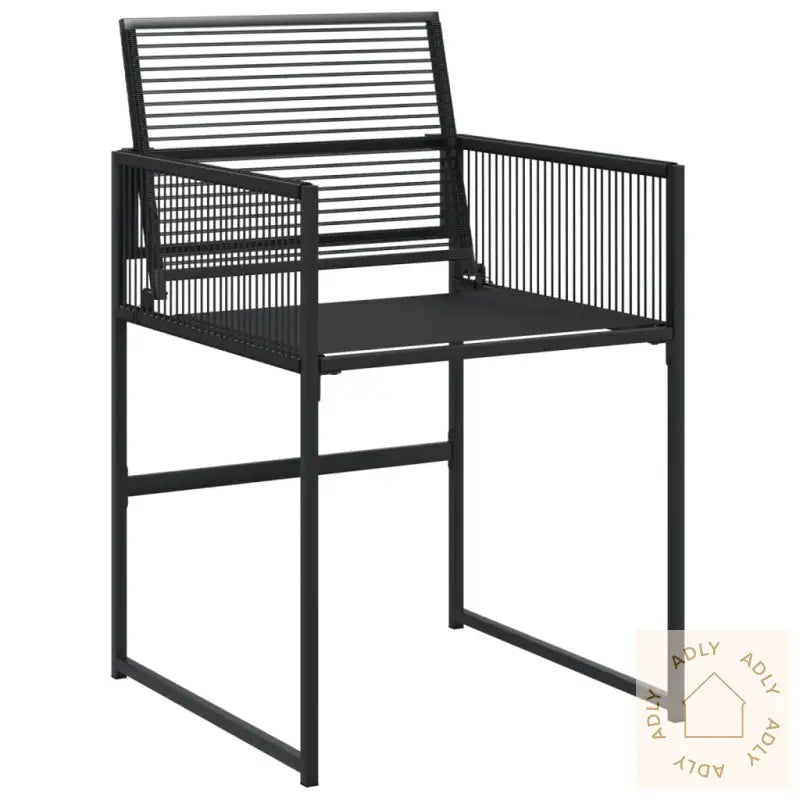 Hagespisegruppe 9 Deler Svart Polyrotting