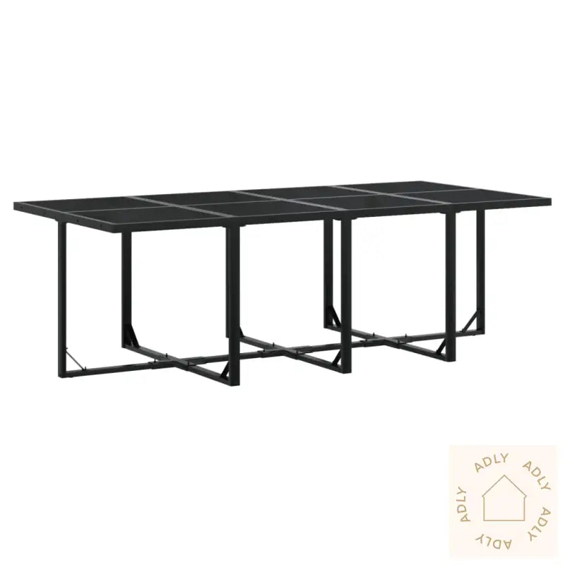 Hagespisegruppe 9 Deler Svart Polyrotting