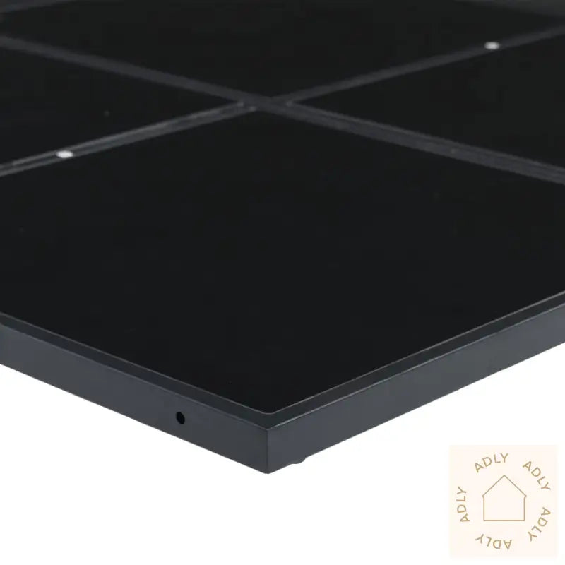 Hagespisegruppe 9 Deler Svart Polyrotting