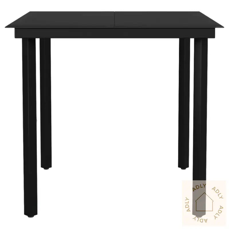 Hagespisegruppe 3 Deler Svart Pvc-Rotting