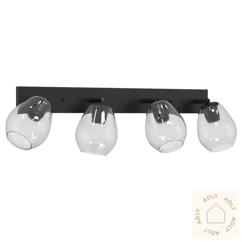 Taklamper Med Justerbar Glasskjerm Anthracite E27