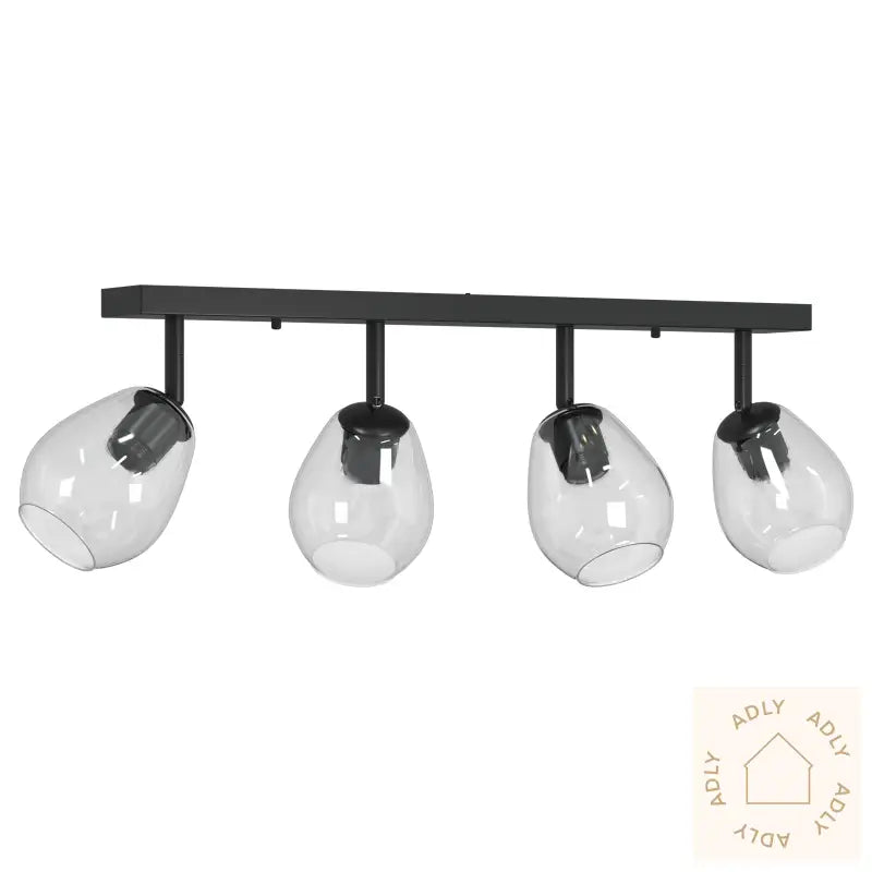 Taklamper Med Justerbar Glasskjerm Anthracite E27