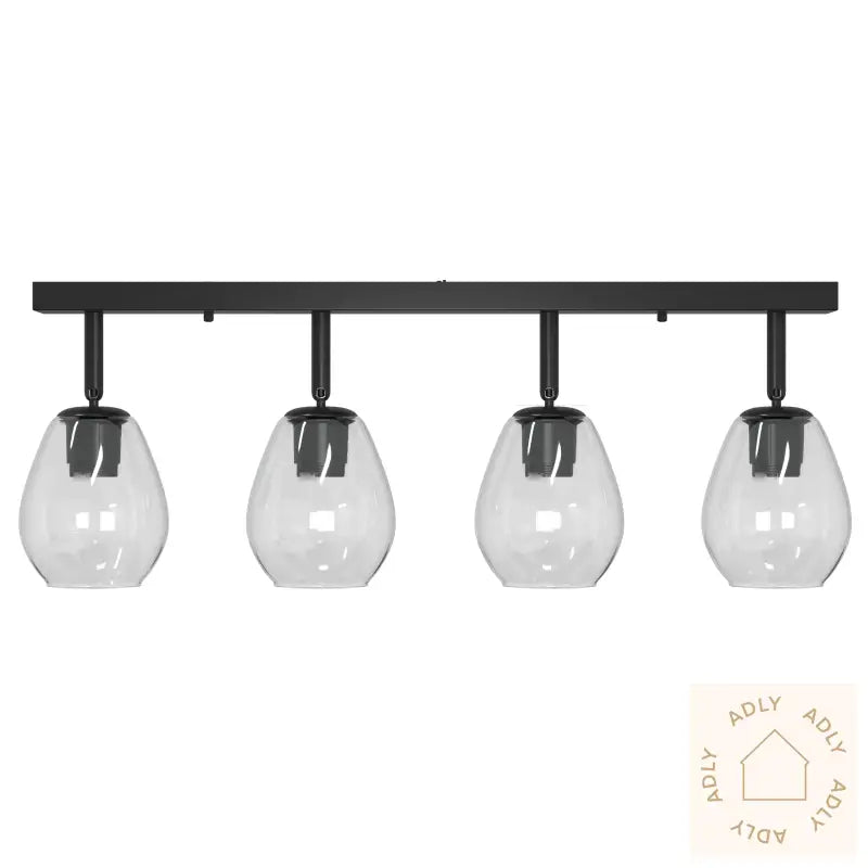 Taklamper Med Justerbar Glasskjerm Anthracite E27