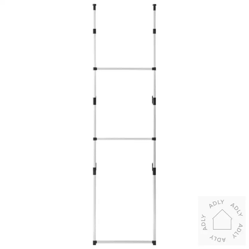 Teleskopisk Garderobesystem Med Stenger Aluminium