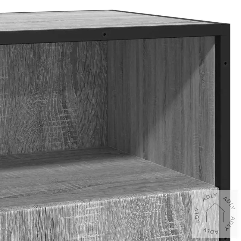Skjenk Grå Sonoma 68X35X76 Cm Konstruert Tre