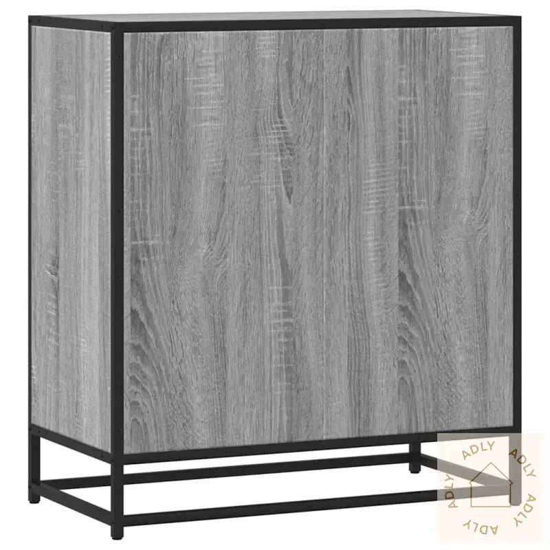 Skjenk Grå Sonoma 68X35X76 Cm Konstruert Tre