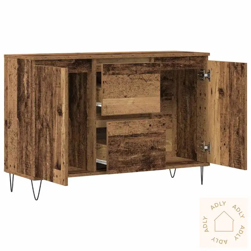 Skjenk Gammelt Tre 104X35X70 Cm Konstruert Tre