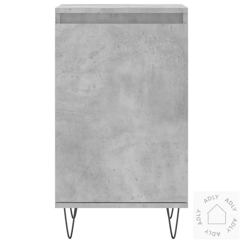 Skjenker 2 Stk Betonggrå 40X35X70 Cm Konstruert Tre