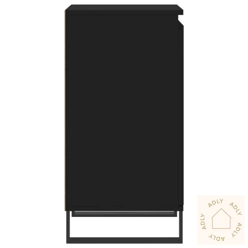 Skjenk 2 Stk Svart 40X35X70 Cm Konstruert Tre