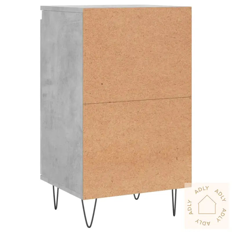 Skjenker 2 Stk Betonggrå 40X35X70 Cm Konstruert Tre