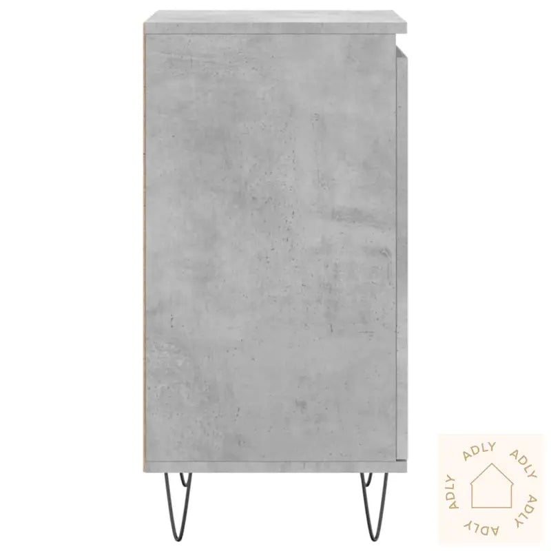 Skjenker 2 Stk Betonggrå 40X35X70 Cm Konstruert Tre