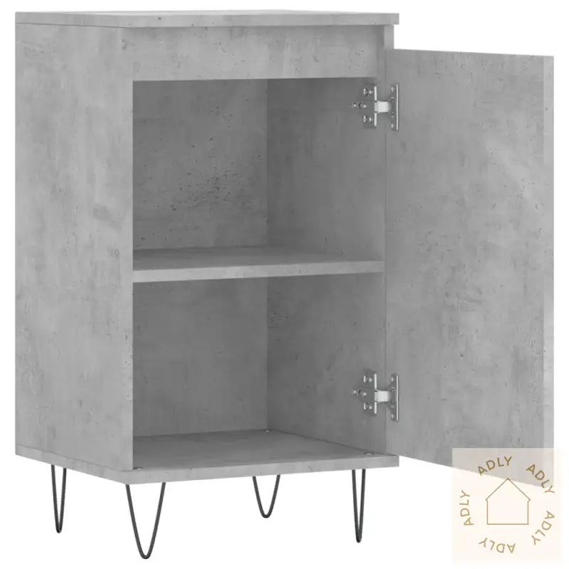 Skjenker 2 Stk Betonggrå 40X35X70 Cm Konstruert Tre