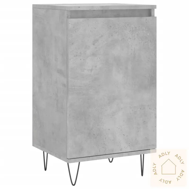 Skjenker 2 Stk Betonggrå 40X35X70 Cm Konstruert Tre