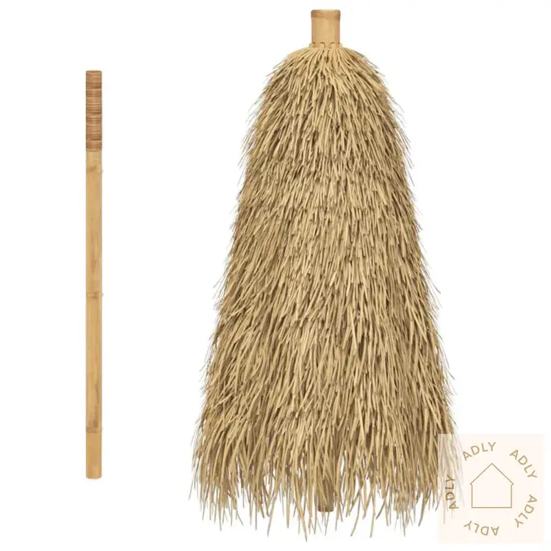 Tiki Paraply Med Banan Blad Kalesje 150 Cm Bambus