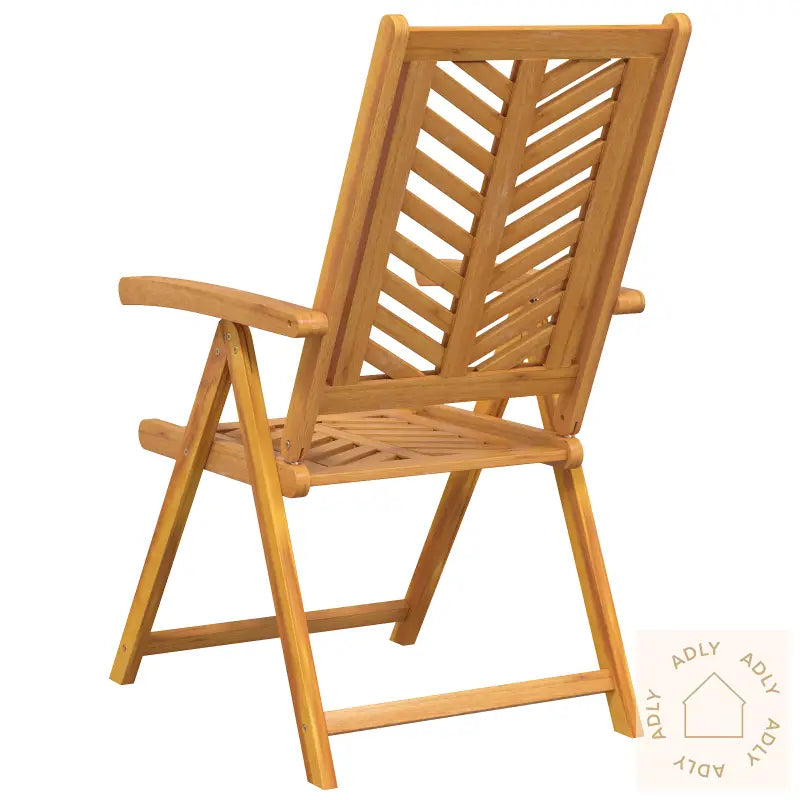 Tilbakelente Hagemøbler 6 Stk Solid Tre Acacia