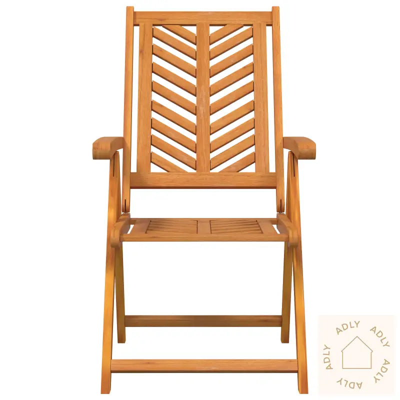 Tilbakelente Hagemøbler 6 Stk Solid Tre Acacia