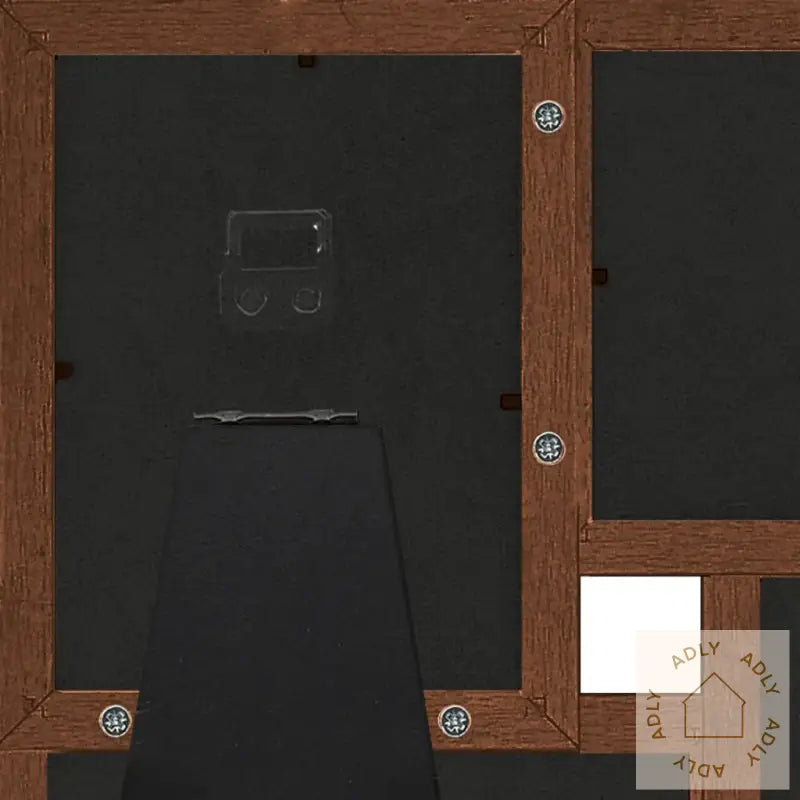 Fotorammekollasj For 4X(10X15 Cm) Bilde Mørkebrun Mdf