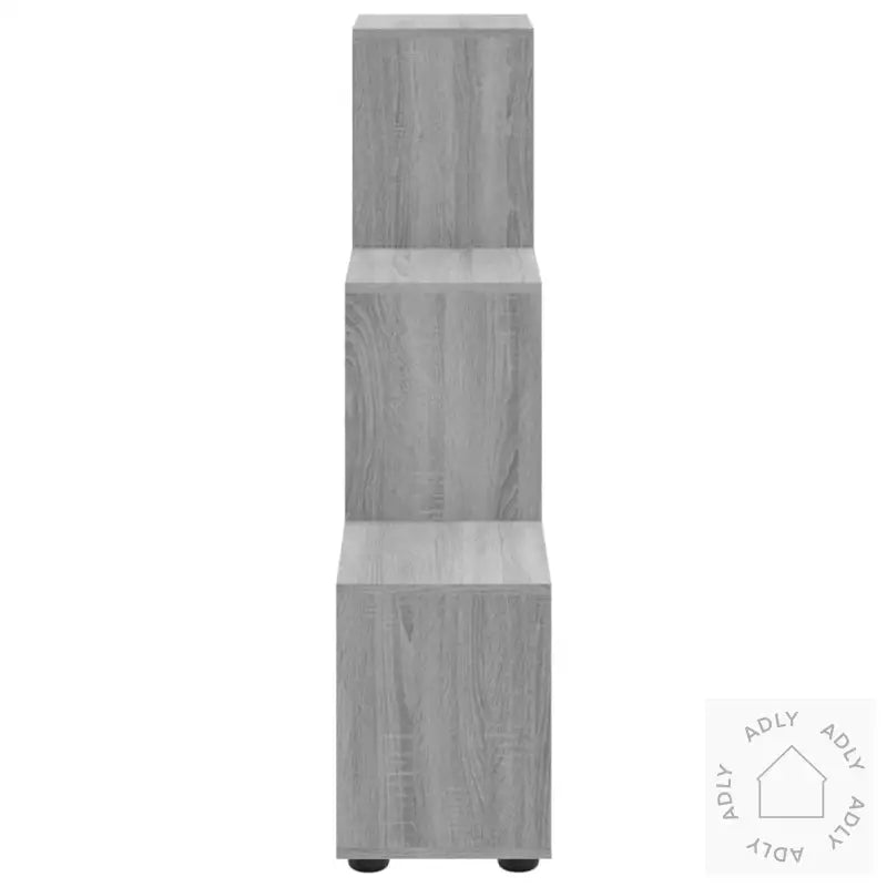 Bokhylle Grå Sonoma 107 Cm Konstruert Tre