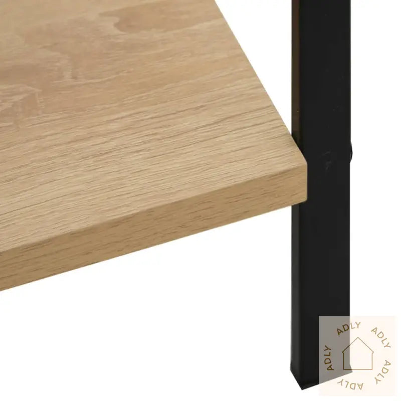 Bokhylle 3 Lag Eik 60X27,6X90,5 Cm Konstruert Tre