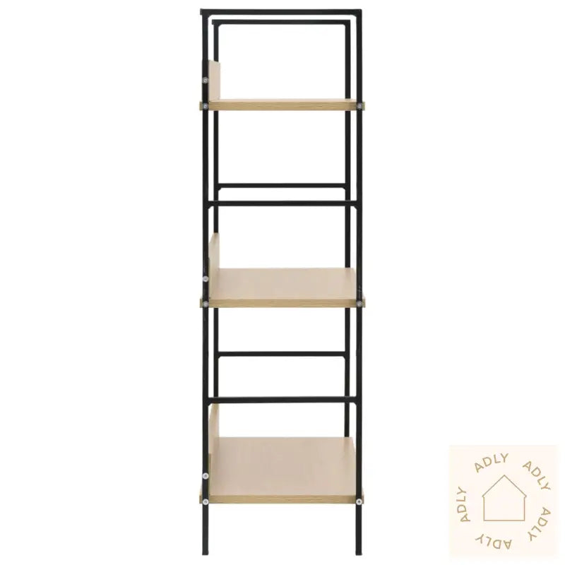 Bokhylle 3 Lag Eik 60X27,6X90,5 Cm Konstruert Tre
