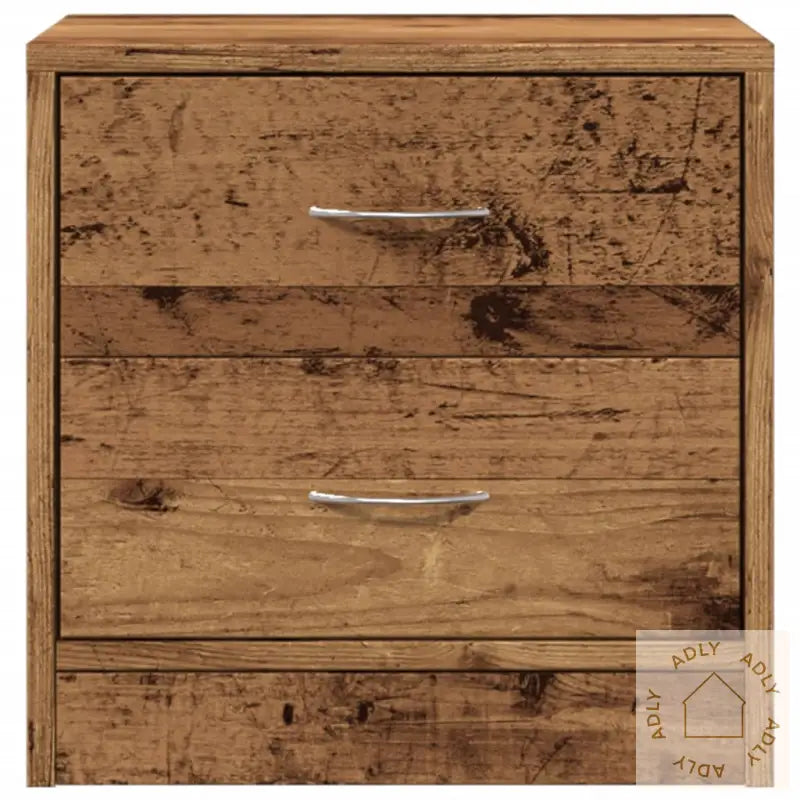 Nattbord 2 Stk Gammelt Tre 40X30X40 Cm Konstruert Tre