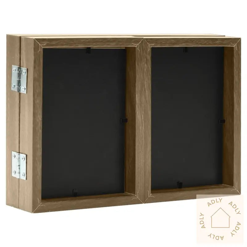Trefoldig Fotorammekollage Lysebrun 28X18 Cm+2X(13X18 Cm)