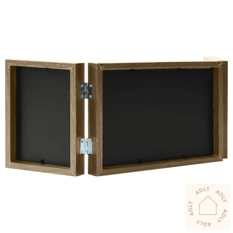 Trefoldig Fotorammekollage Lysebrun 28X18 Cm+2X(13X18 Cm)
