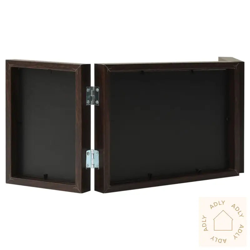 Trefoldig Fotorammekollage Mørkebrun 22X15 Cm+2X(10X15 Cm)