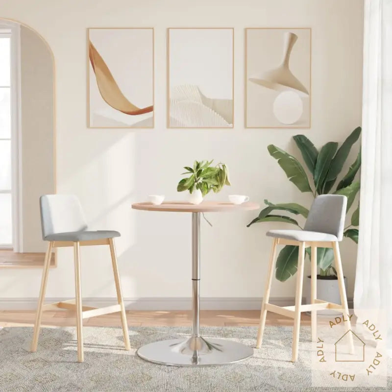 Barbord Ø60X89,5 Cm Heltre Bøk
