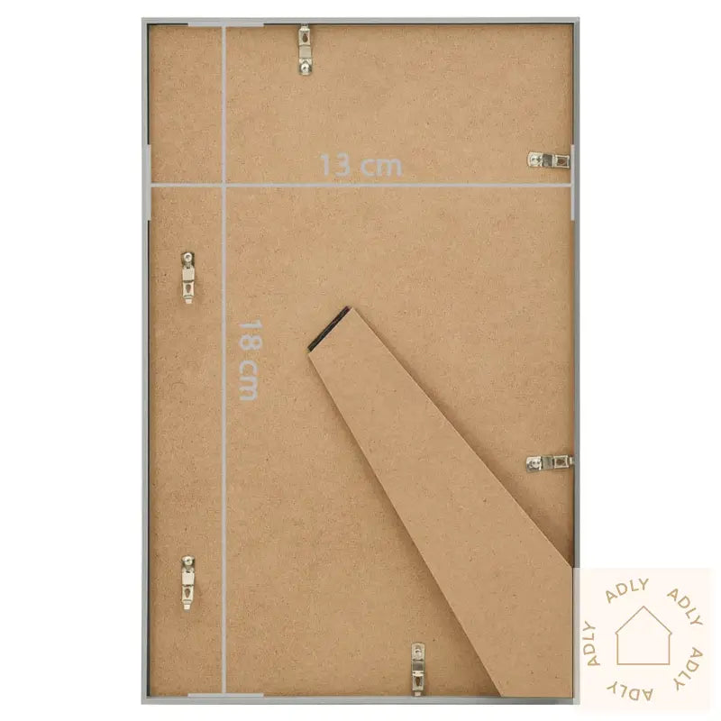 Fotorammekollasje For Bord 3 Stk Sølv 13X18 Cm Mdf