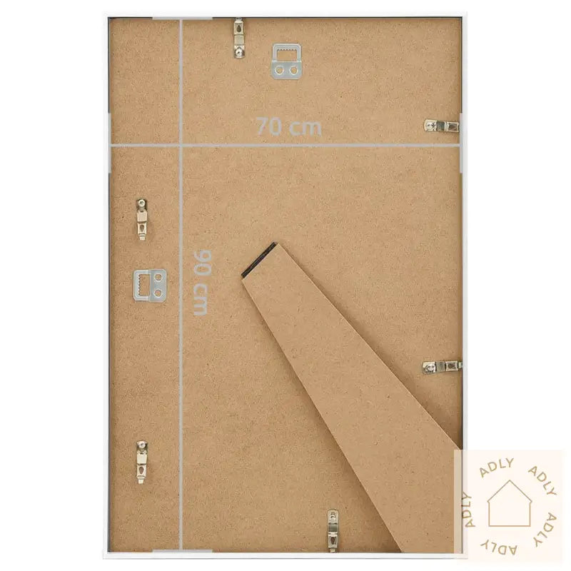 Fotorammekollasje For Vegg Eller Bord 5 Stk Hvit 70X90 Cm Mdf